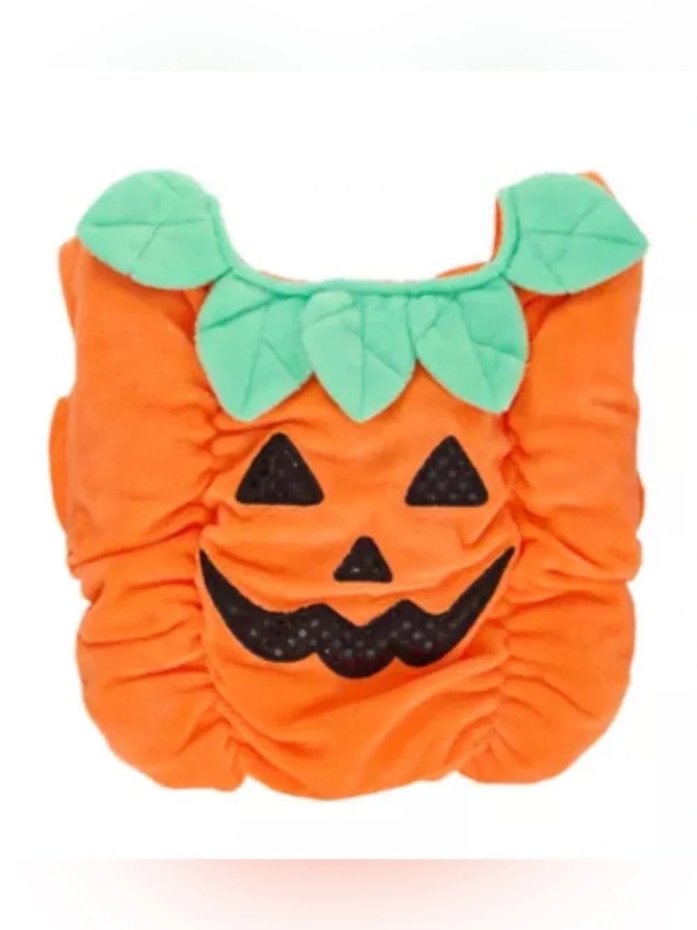 Pet Pumpkin Costume Jacket for Cats Orange